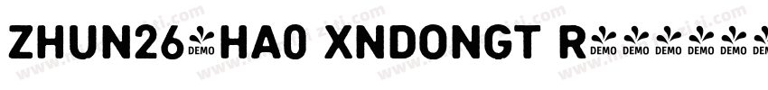zhun264ha0 xndongt R字体转换